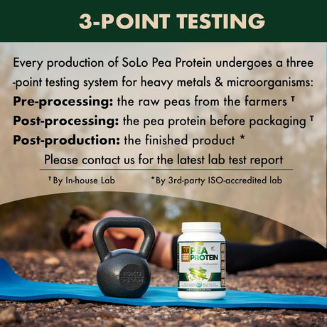 FOLONA - SOLO Organic Pea Protein Isolate Unflavored 1,225Gr. - The Red Vitamin MX - Suplementos Alimenticios - {{ shop.shopifyCountryName }}