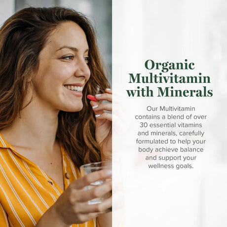 GLOBAL HEALING CENTER - Global Healing Center Organic Multivitamin with Minerals 120 Capsulas - The Red Vitamin MX - Suplementos Alimenticios - {{ shop.shopifyCountryName }}