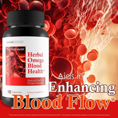 PRO NATRAVOR - Pro Natravor Herbal Omega BP Blood Health 90 Capsulas - The Red Vitamin MX - Suplementos Alimenticios - {{ shop.shopifyCountryName }}
