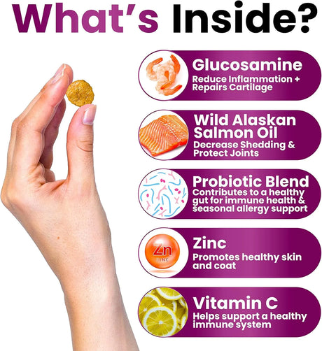 GRATEFUL PAWZ - Grateful Pawz Dog Multivitamin Chewable with Glucosamine 120 Masticables - The Red Vitamin MX - Multivitamínicos Para Perros - {{ shop.shopifyCountryName }}