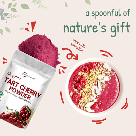 MICRO INGREDIENTS - Micro Ingredients Organic Tart Cherry Powder 113Gr. - The Red Vitamin MX - Suplementos Alimenticios - {{ shop.shopifyCountryName }}