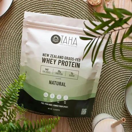 TAHA - Taha New Zealand Grass-Fed Whey Protein Concentrate Powder Natural 907Gr. - The Red Vitamin MX - Suplementos Alimenticios - {{ shop.shopifyCountryName }}