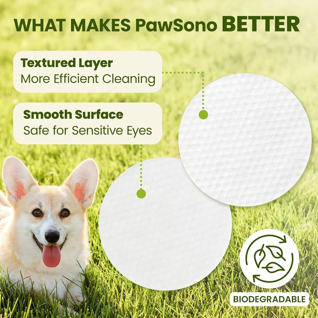 PAWSONO - PawSono Eye Wipes for Dogs & Cats Unscent 100 Toallitas 2 Pack - The Red Vitamin MX - Cuidado De Los Ojos De Los Perros - {{ shop.shopifyCountryName }}