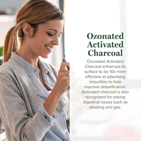 GLOBAL HEALING CENTER - Global Healing Ozonated Activated Charcoal Powder 60 Capsulas - The Red Vitamin MX - Suplementos Alimenticios - {{ shop.shopifyCountryName }}