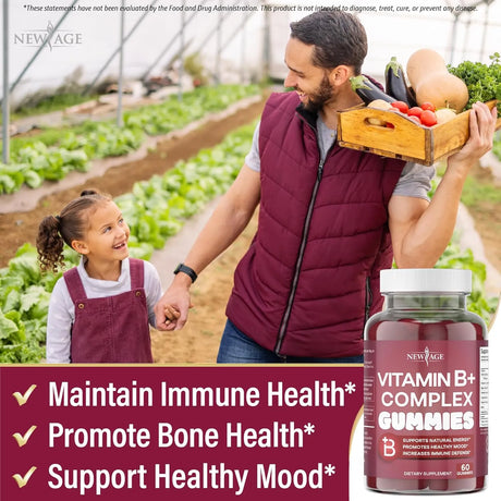 NEW AGE - NEW AGE Vitamin B Complex Gummies 60 Gomitas 2 Pack - The Red Vitamin MX - Suplementos Alimenticios - {{ shop.shopifyCountryName }}