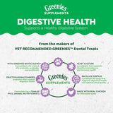 GREENIES - Greenies Supplements Digestive Health Probiotics for Dogs Chicken Flavor 40 Masticables - The Red Vitamin MX - Probióticos Para Perros - {{ shop.shopifyCountryName }}