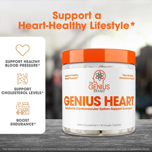 THE GENIUS BRAND - The Genius Brand Genius Heart 60 Capsulas - The Red Vitamin MX - Suplementos Alimenticios - {{ shop.shopifyCountryName }}