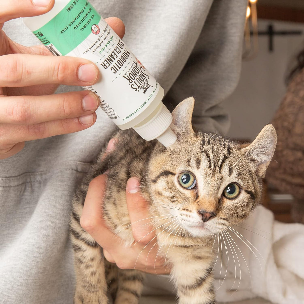 SKOUT'S HONOR Cat Ear Cleaner Solution with Aloe Vera 118Ml.