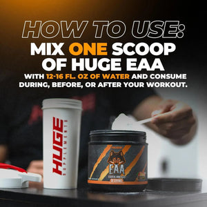 HUGE SUPPLEMENTS - Huge EAA Essential Amino Acids Powder 30 Servicios Peach Mango 497Gr. - The Red Vitamin MX - Suplementos Alimenticios - {{ shop.shopifyCountryName }}