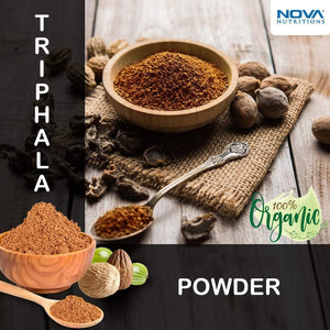 NOVA NUTRITIONS - Nova Nutritions Certified Organic Triphala Powder 454Gr. - The Red Vitamin MX - Suplementos Alimenticios - {{ shop.shopifyCountryName }}