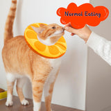 Seyezo Cat Cone Collar Soft Orange Small