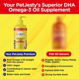 PetJesty Pure Omega 3 Oil for Dogs & Cats 750Ml.
