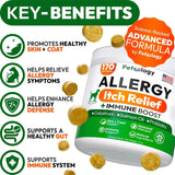 PETSOLOGY - Petsology Dog Allergy Relief Chews 170 Masticables - The Red Vitamin MX - Remedios Para La Picazón De Perros - {{ shop.shopifyCountryName }}