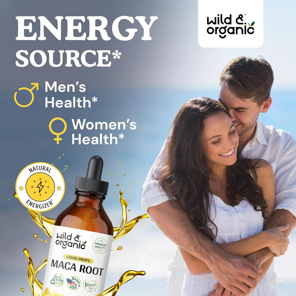 WILD & ORGANIC - Wild & Organic Maca Root Drops 120Ml. - The Red Vitamin MX - Suplementos Alimenticios - {{ shop.shopifyCountryName }}