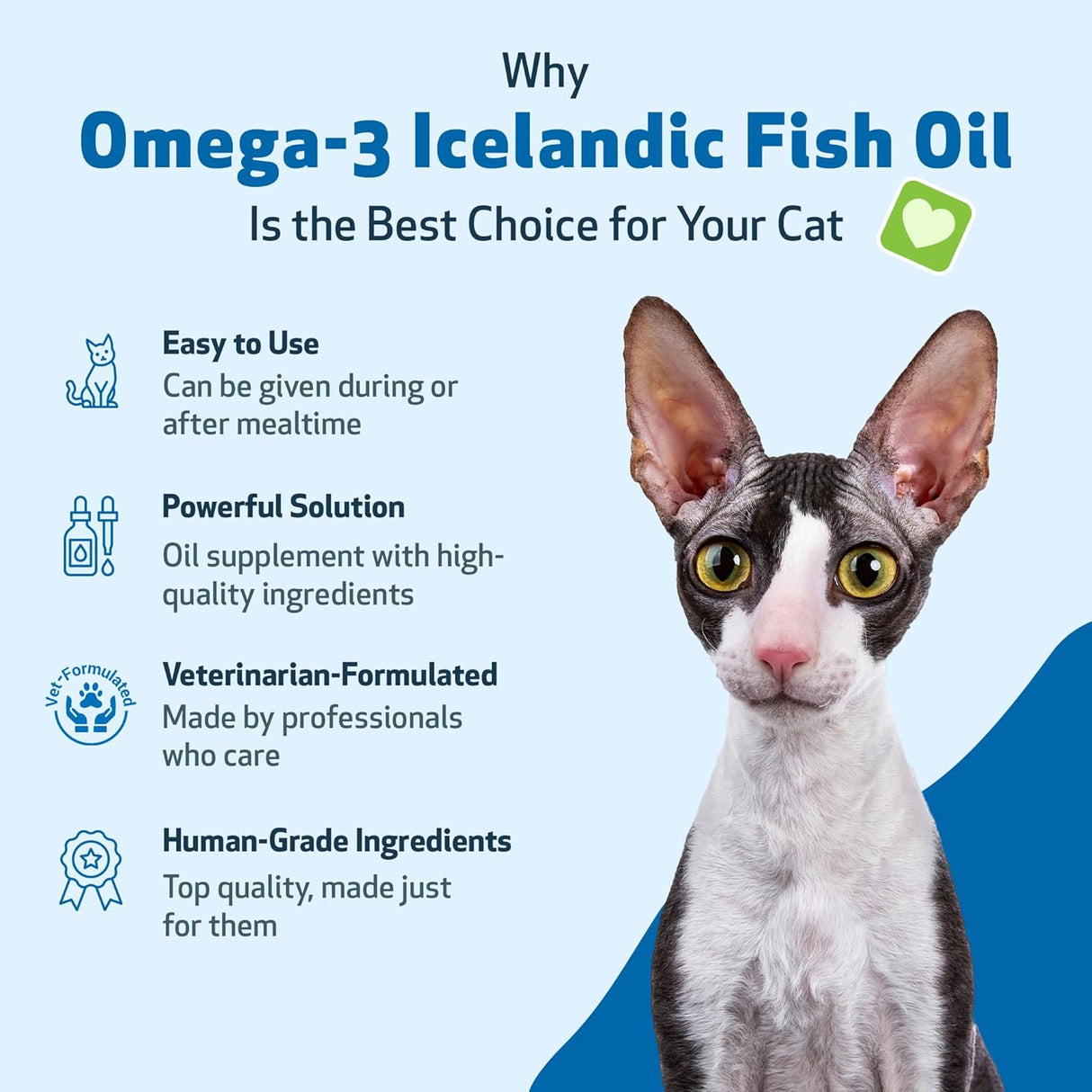 Pet Wellbeing Omega-3 Icelandic Fish Oil for Cats  236Ml.