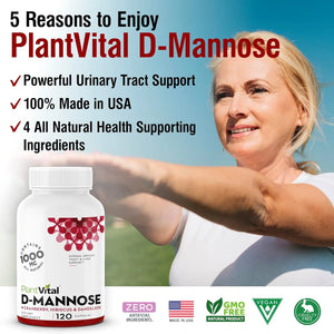 PLANT VITAL - Plantvital D Mannose 120 Capsulas - The Red Vitamin MX - Suplementos Alimenticios - {{ shop.shopifyCountryName }}