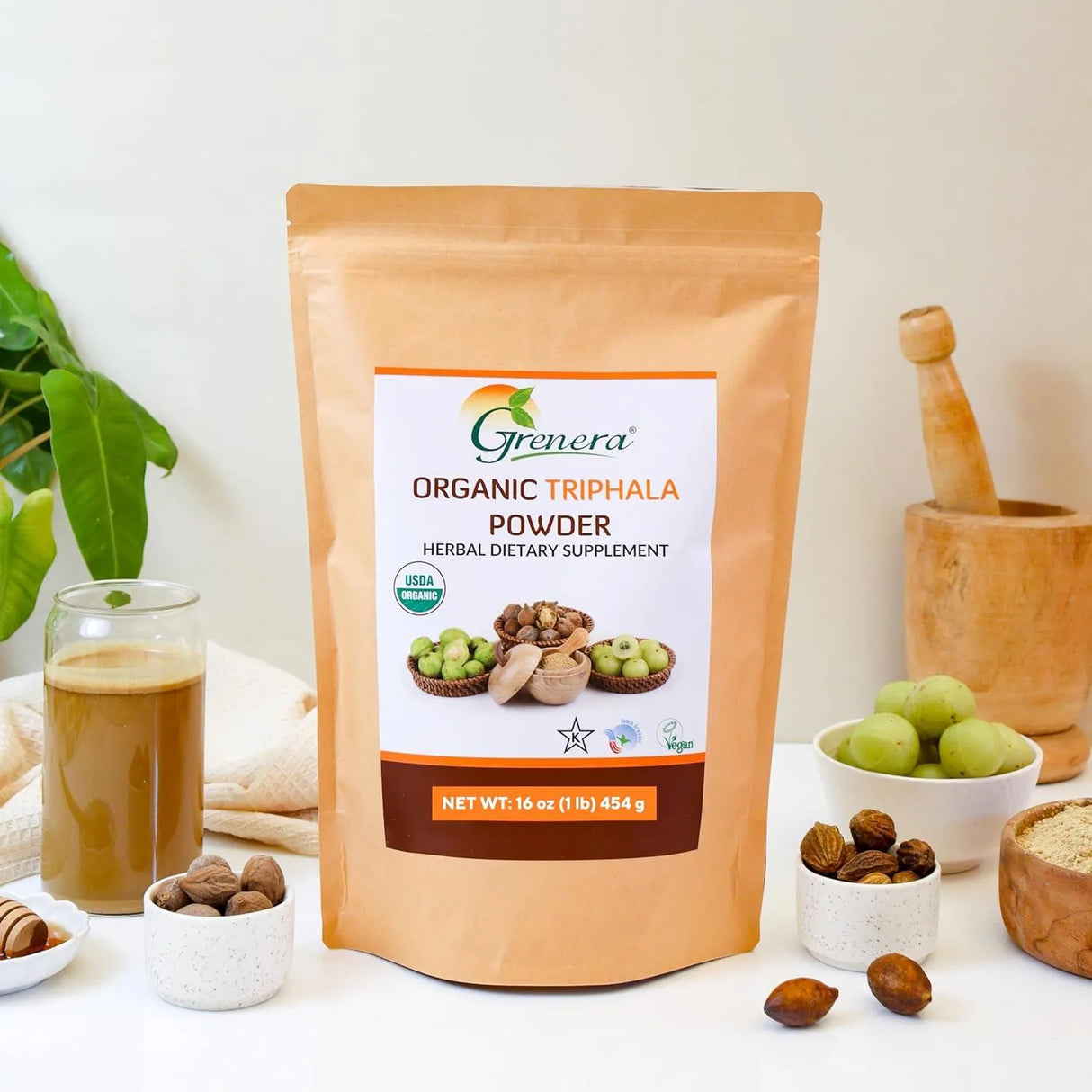 GRENERA - Grenera Organic Triphala Powder 454Gr. - The Red Vitamin MX - Suplementos Alimenticios - {{ shop.shopifyCountryName }}