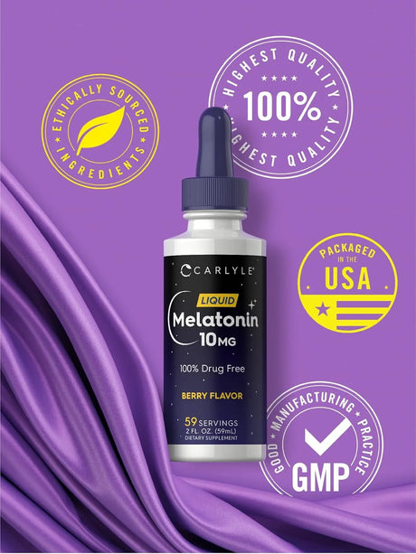 CARLYLE - Carlyle Melatonin Drops 10Mg. 2 Fl.Oz. - The Red Vitamin MX - Suplementos Alimenticios - {{ shop.shopifyCountryName }}