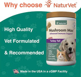 NATURVET - NaturVet Mushroom Max Advanced Immune Support Dog Supplement 120 Masticables - The Red Vitamin MX - Suplementos Herbales Para Perros - {{ shop.shopifyCountryName }}