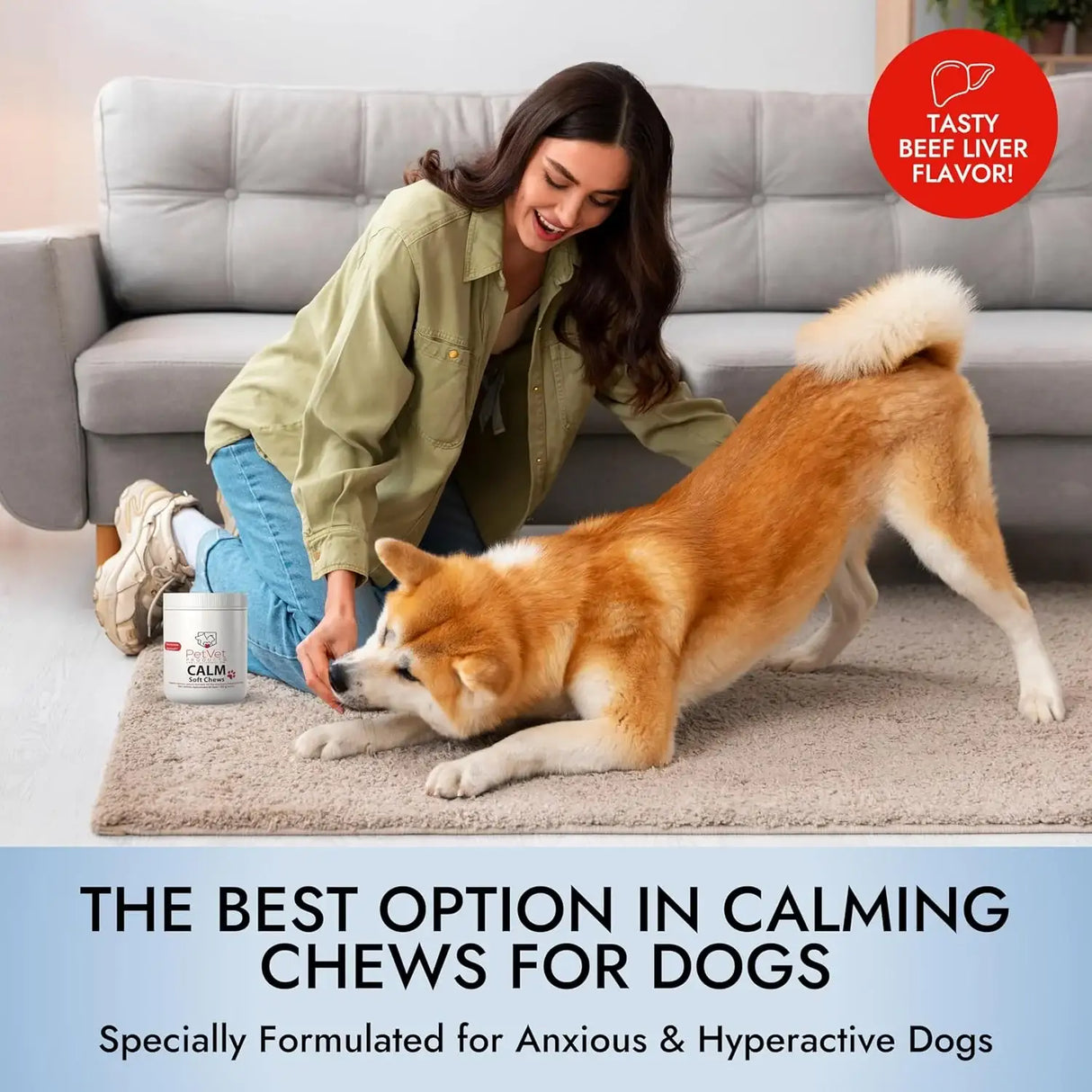PET VET - Pet Vet Calming Chews for Dogs 60 Masticables - The Red Vitamin MX - Relajantes Para Perros - {{ shop.shopifyCountryName }}