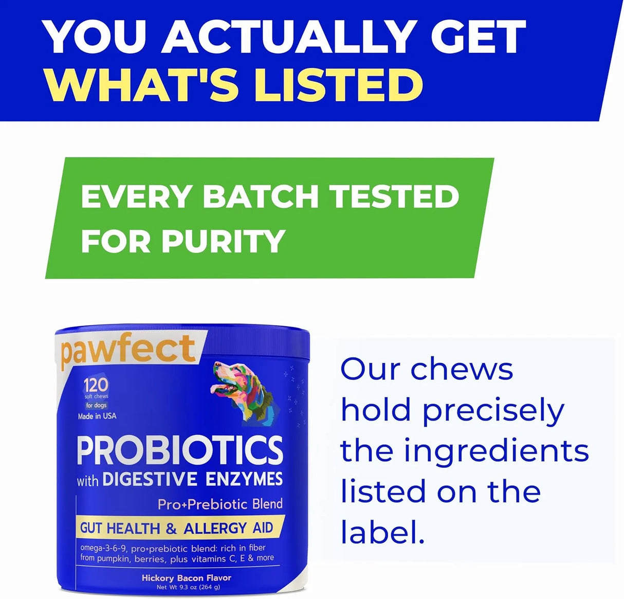 PAWFECT - PAWFECT Pet Probiotics for Dogs & Digestive Enzymes 120 Masticables - The Red Vitamin MX - Probióticos Para Perros - {{ shop.shopifyCountryName }}