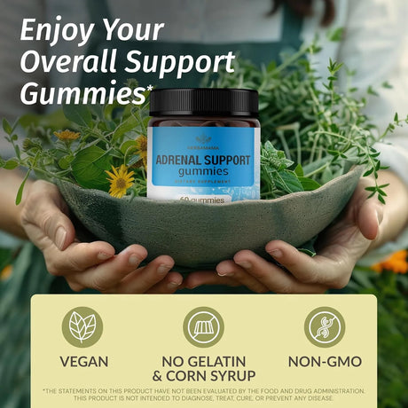 HERBAMAMA - HERBAMAMA Adrenal Support Gummies 60 Gomitas - The Red Vitamin MX - Suplementos Alimenticios - {{ shop.shopifyCountryName }}