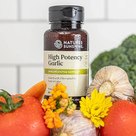 NATURES SUNSHINE - Nature's Sunshine High Potency Garlic 60 Tabletas - The Red Vitamin MX - Suplementos Alimenticios - {{ shop.shopifyCountryName }}