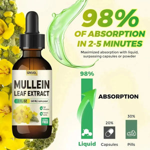 GREVOL - Grevol Mullein Drops for Lungs 2 Fl.Oz. - The Red Vitamin MX - Suplementos Alimenticios - {{ shop.shopifyCountryName }}
