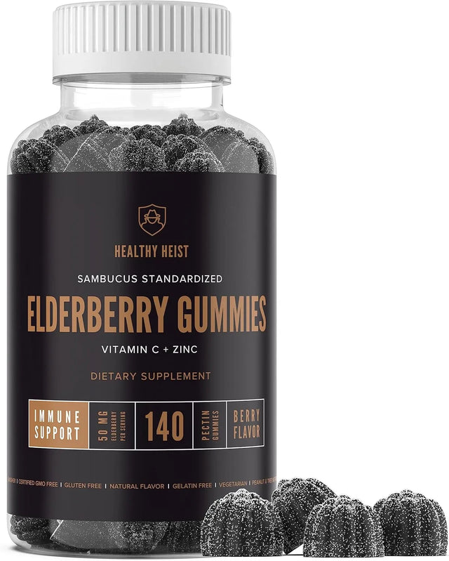 HEALTHY HEIST - HEALTHY HEIST Sambucus Black Elderberry Gummies 140 Gomitas - The Red Vitamin MX - Suplementos Alimenticios - {{ shop.shopifyCountryName }}