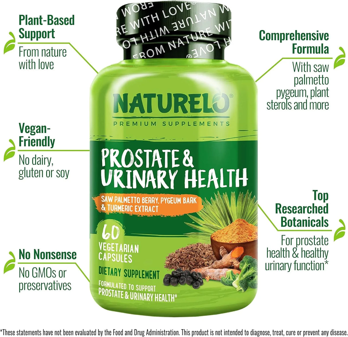 NATURELO - NATURELO Prostate & Urinary Health 60 Capsulas - The Red Vitamin MX - Suplementos Alimenticios - {{ shop.shopifyCountryName }}
