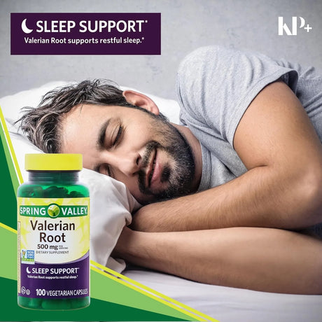 SPRING VALLEY - Spring Valley Valerian Root 500Mg. 100 Capsulas - The Red Vitamin MX - Suplementos Alimenticios - {{ shop.shopifyCountryName }}