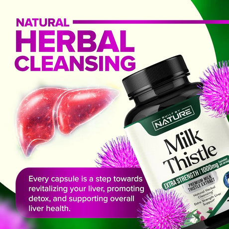 BUILT BY NATURE - Built by Nature Milk Thistle 1000Mg. 120 Capsulas - The Red Vitamin MX - Suplementos Alimenticios - {{ shop.shopifyCountryName }}