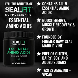 SEALFIT - SEALFIT Essential Amino Acids Lemon Lime 178Gr. - The Red Vitamin MX - Suplementos Alimenticios - {{ shop.shopifyCountryName }}