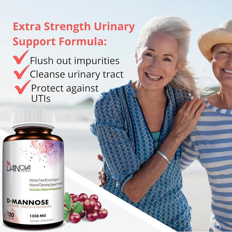 DAINOVA - DAINOVA D Mannose 1300Mg. with Cranberry 120 Capsulas - The Red Vitamin MX - Suplementos Alimenticios - {{ shop.shopifyCountryName }}