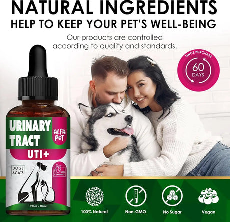 ALFA PET - Alfa Pet Urinary Tract Infection Treatment with Cranberry 2 Fl.Oz. - The Red Vitamin MX - Salud De Tracto Urinario Para Perros - {{ shop.shopifyCountryName }}