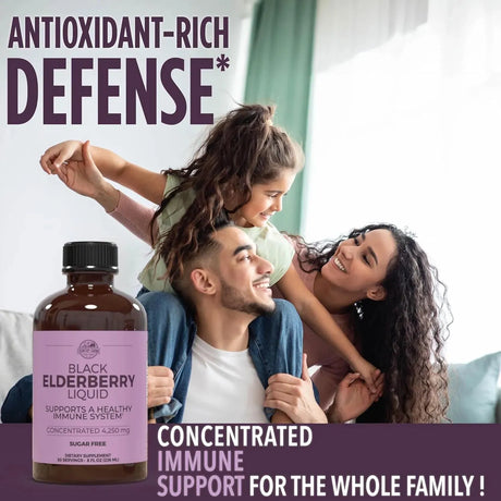 COUNTRY FARMS - Country Farms Elderberry Liquid 236Ml. - The Red Vitamin MX - Suplementos Alimenticios - {{ shop.shopifyCountryName }}