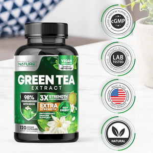 BUILT BY NATURE - Built by Nature Green Tea Extract 120 Capsulas - The Red Vitamin MX - Suplementos Alimenticios - {{ shop.shopifyCountryName }}