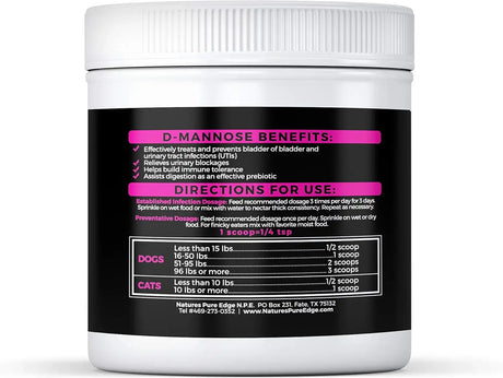 NATURE'S PURE EDGE - Nature's Pure Edge D-Mannose Supplement with Real Chicken for Dogs 115Gr. - The Red Vitamin MX - Salud De Tracto Urinario Para Perros - {{ shop.shopifyCountryName }}