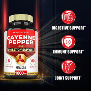 MECISCO - Mecisco 6in1 Cayenne Pepper 60 Capsulas - The Red Vitamin MX - Suplementos Alimenticios - {{ shop.shopifyCountryName }}