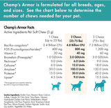 Champ’s Armor 3-in-1 Digestive Support for Dogs 60 Masticables