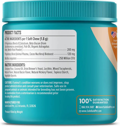 SOLID GOLD - Solid Gold Dog Allergy Relief Chews 60 Masticables - The Red Vitamin MX - Remedios Para La Picazón De Perros - {{ shop.shopifyCountryName }}