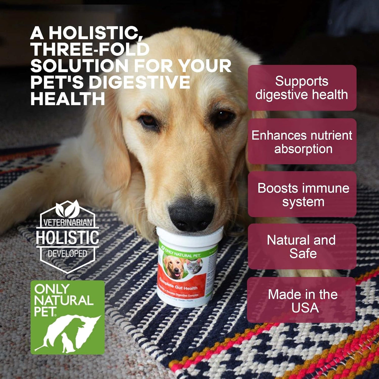 Only Natural Pet Complete Gut Health Complex 100Gr.