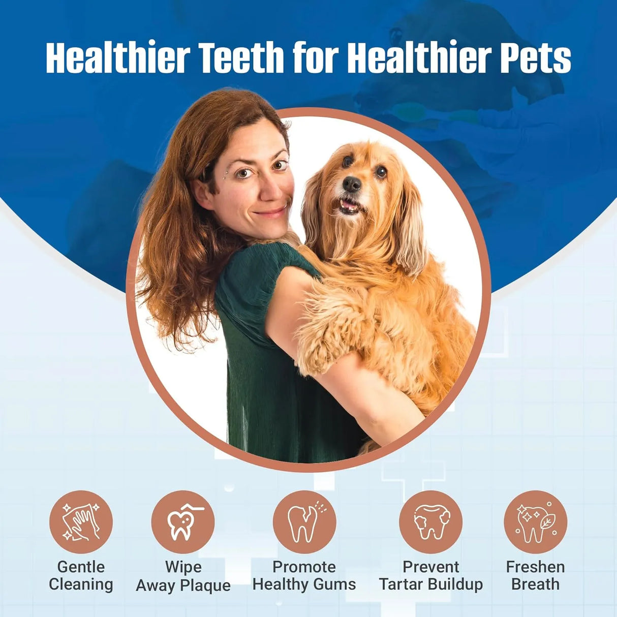 SPANIELBUNS - Spanielbuns Dog Dental Wipes for Cats & Dogs 50 Toallitas - The Red Vitamin MX - Cuidado Dental Para Perros - {{ shop.shopifyCountryName }}