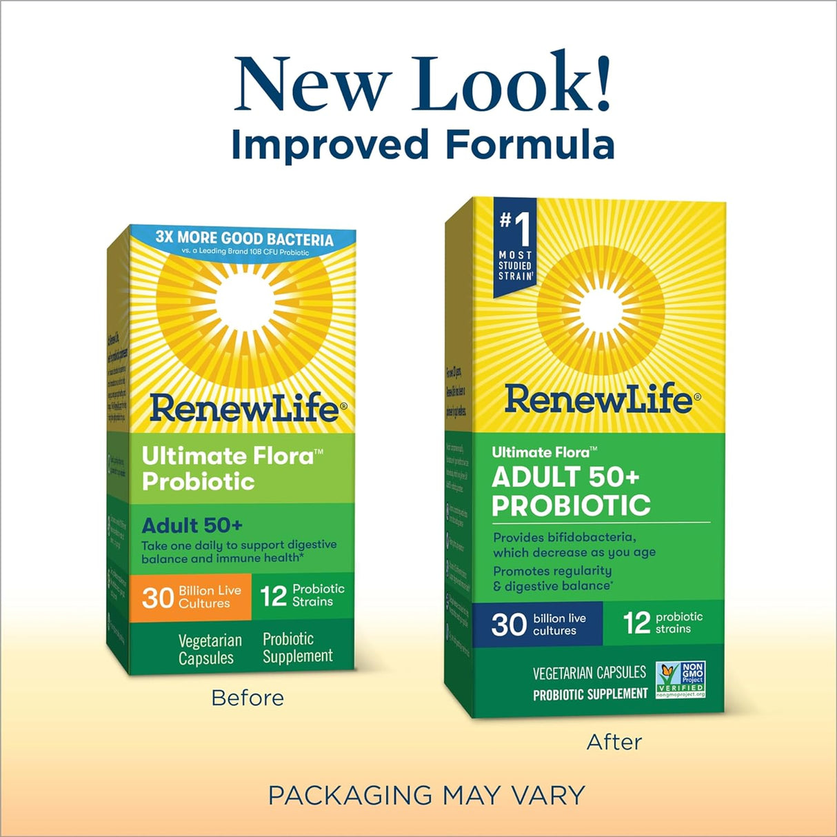 Renew Life Probiotic Adult 50 Plus 90 Capsulas