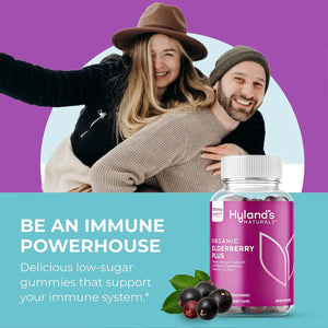 HYLAND´S - Hyland's Organic Elderberry Plus Gummies 60 Gomitas - The Red Vitamin MX - Suplementos Alimenticios - {{ shop.shopifyCountryName }}