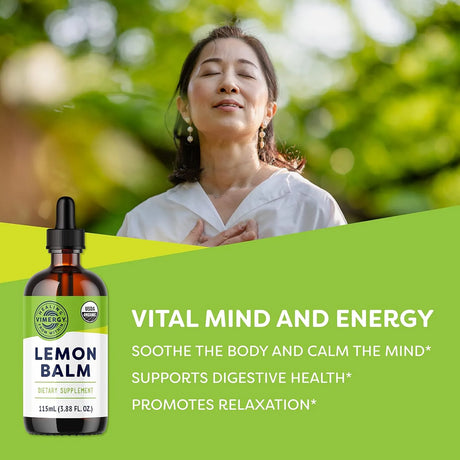 VIMERGY - Vimergy Organic Lemon Balm Extract 115Ml. - The Red Vitamin MX - Suplementos Alimenticios - {{ shop.shopifyCountryName }}