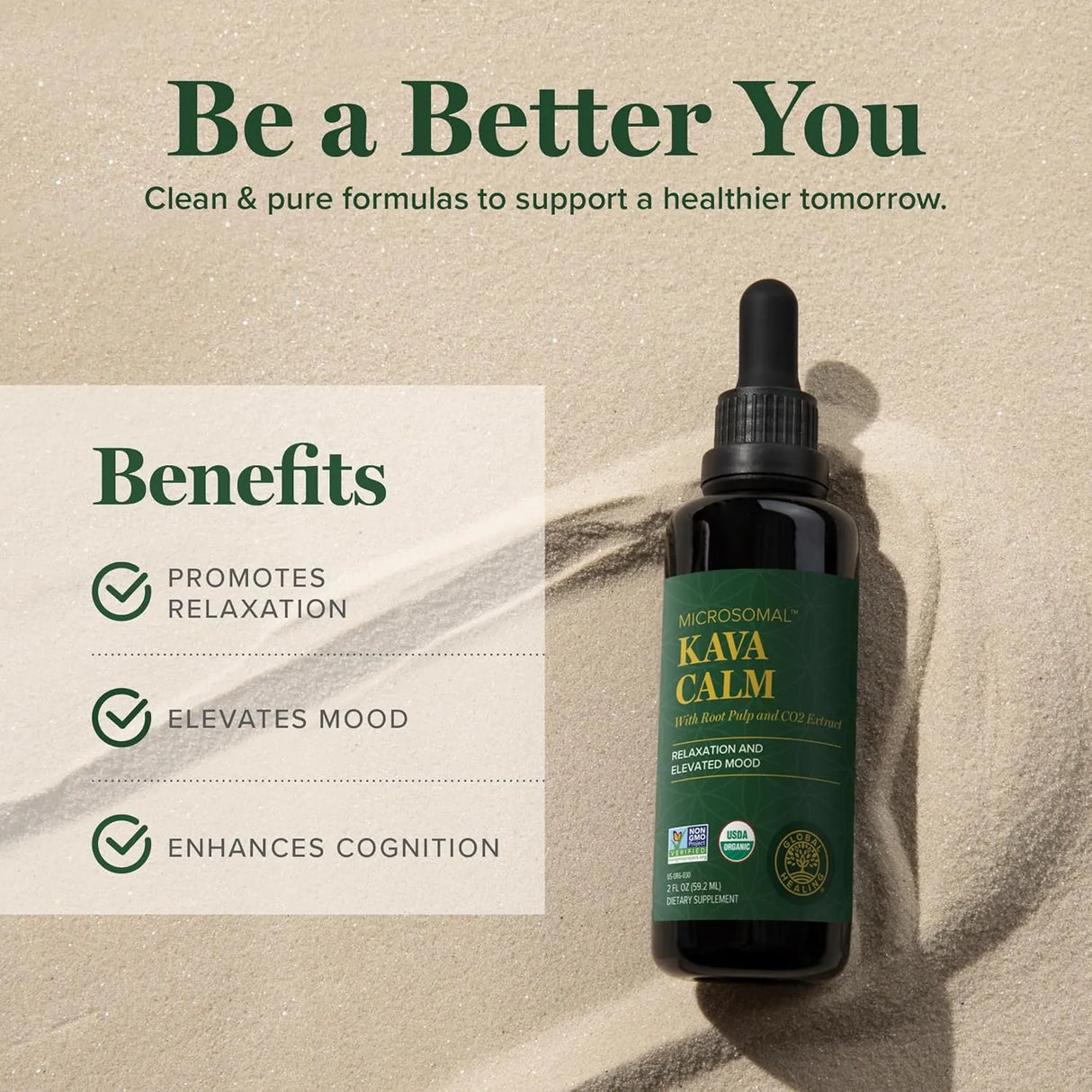 GLOBAL HEALING CENTER - Global Healing Center Organic Kava Calm 2 Fl.Oz. - The Red Vitamin MX - Suplementos Alimenticios - {{ shop.shopifyCountryName }}