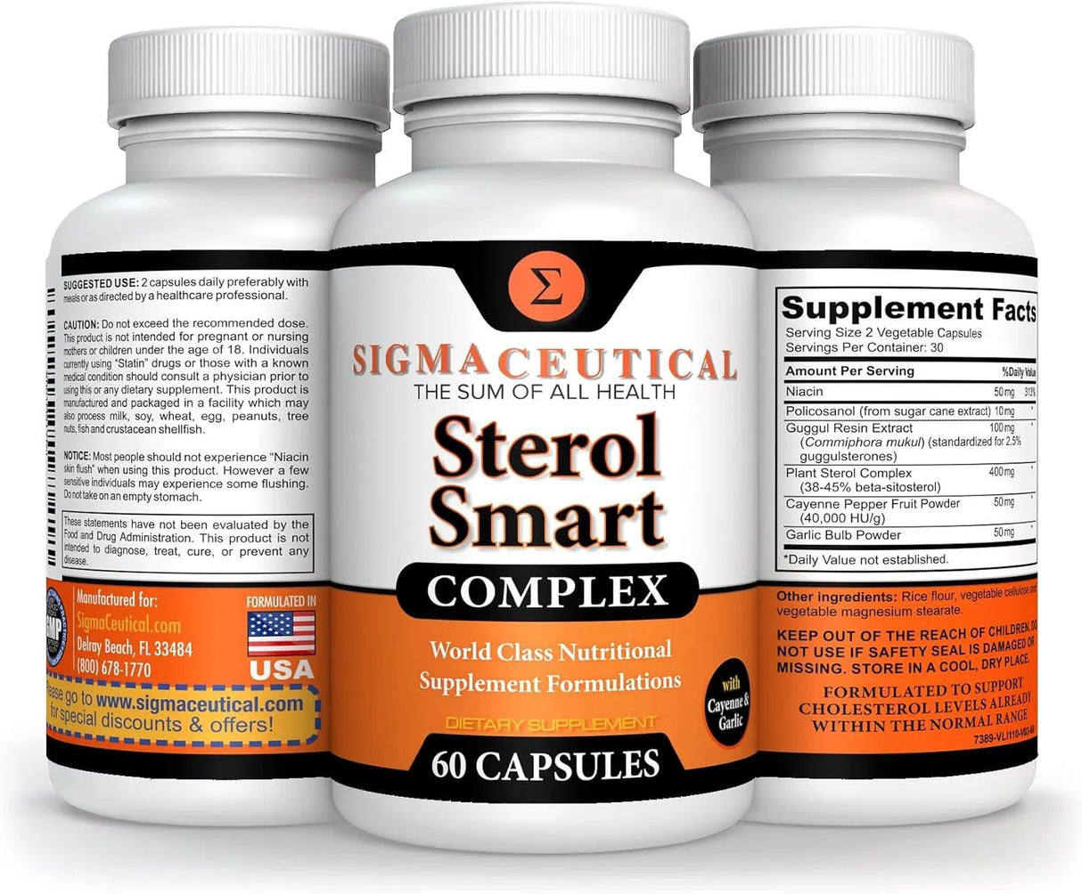 SIGMACEUTICAL - Sigmaceutical Sterol Smart Complex 60 Capsulas - The Red Vitamin MX - Suplementos Alimenticios - {{ shop.shopifyCountryName }}