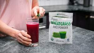 Opportuniteas Organic Raw Wheatgrass Juice Powder 128Gr.