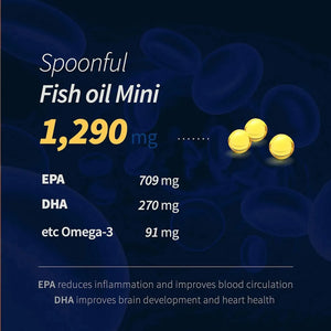 SPOONFUL - Spoonful Mini Omega 3 Fish Oil 1290Mg. 300 Mini Capsulas Blandas - The Red Vitamin MX - Suplementos Alimenticios - {{ shop.shopifyCountryName }}